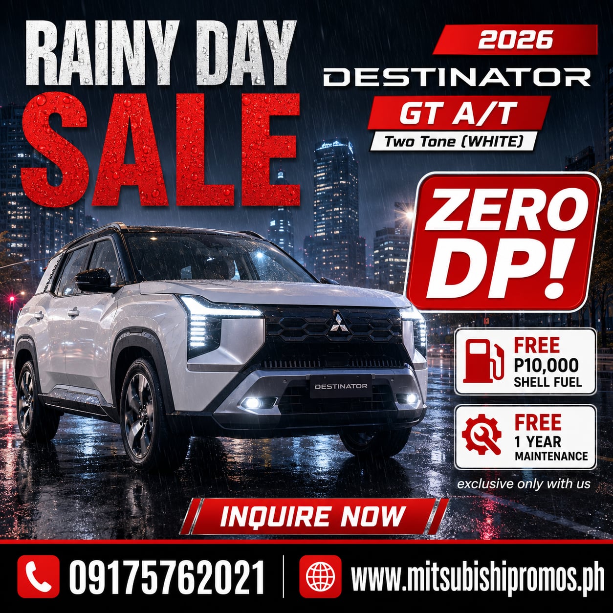 2026 DESTINATOR GT TWO TONE WHITE 4x2 A/T 