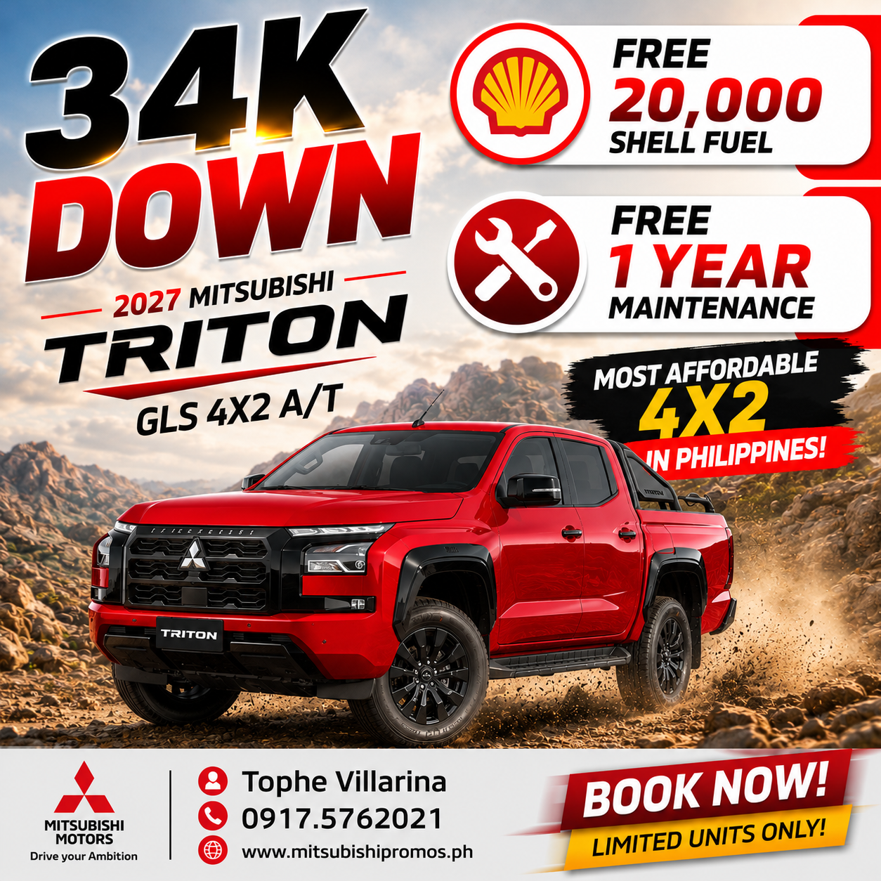 TRITON GLS 4X2 A/T 2027