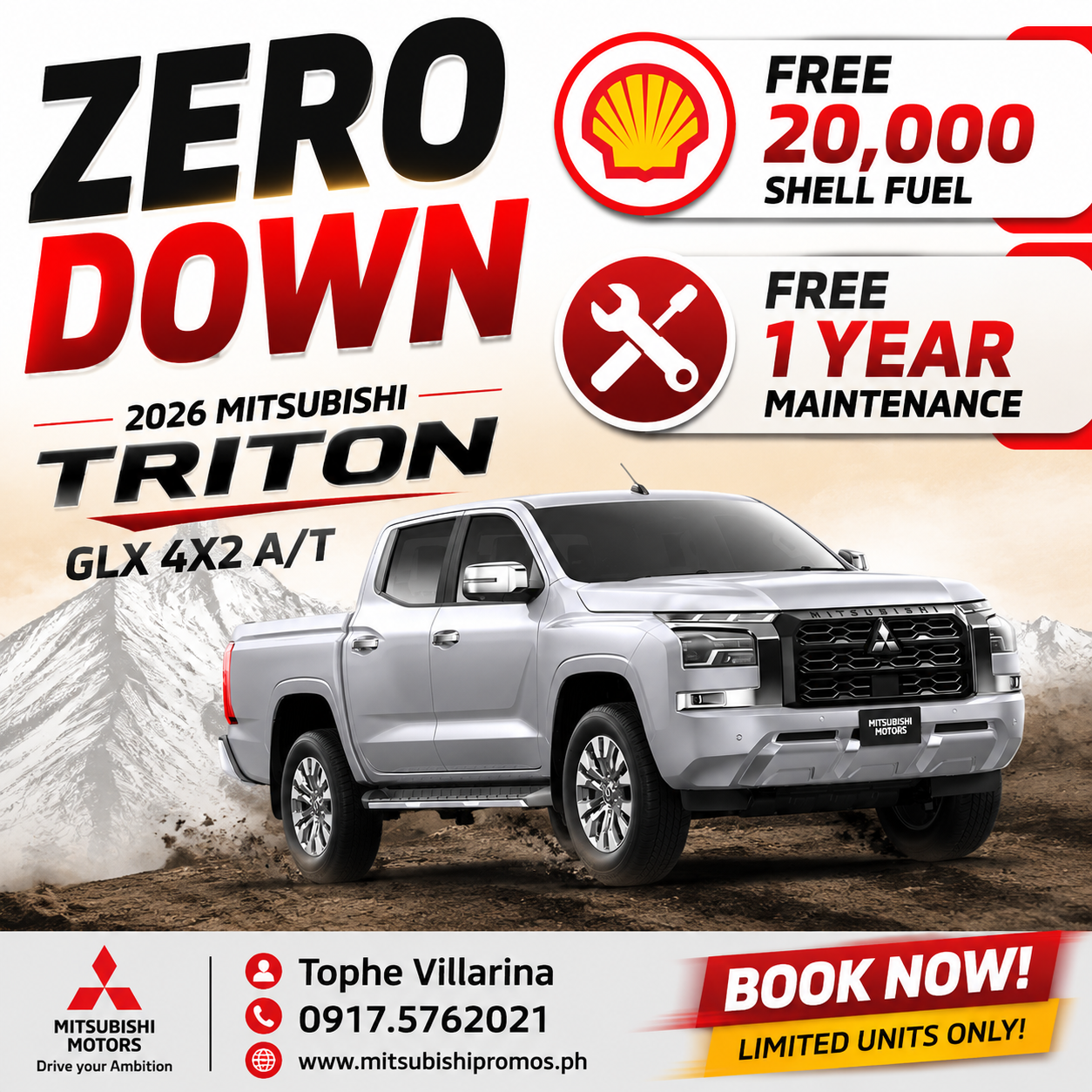 TRITON GLX 4X2 A/T 2026